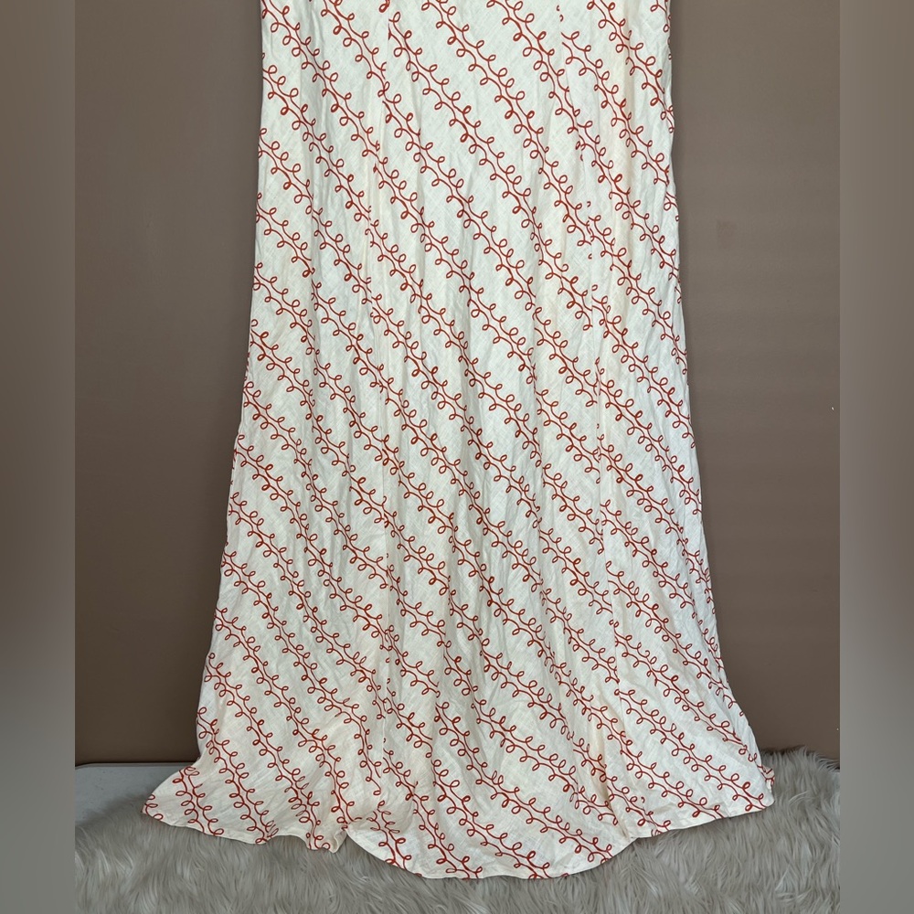 {Princess Polly} Chosen Girl Linen Blend Maxi Dress - Womens 14 - NWT - Picture 4 of 12